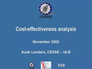 Cost-effectiveness analysis