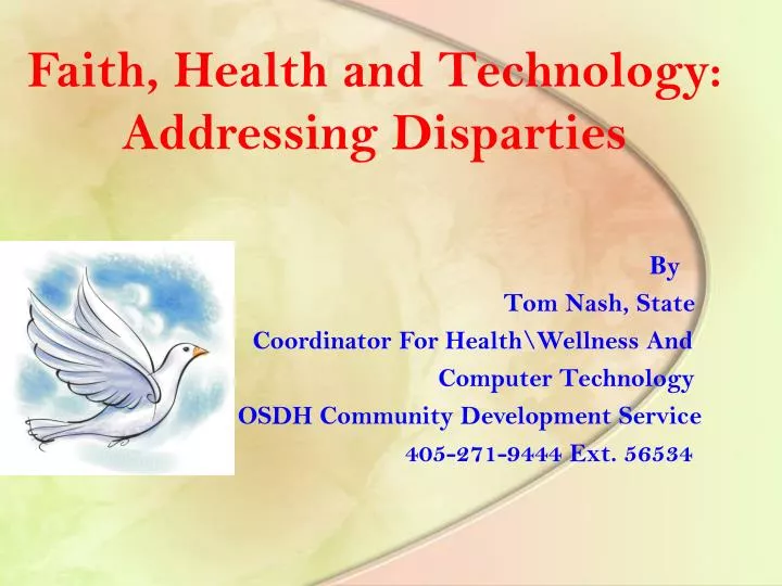 faith health and technology addressing disparties