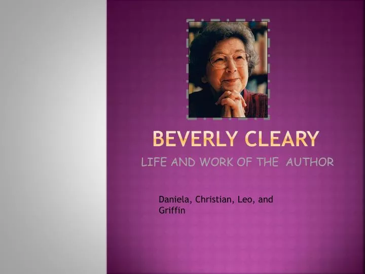 beverly cleary