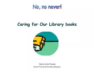 Caring for Our Library books