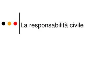 la responsabilit civile
