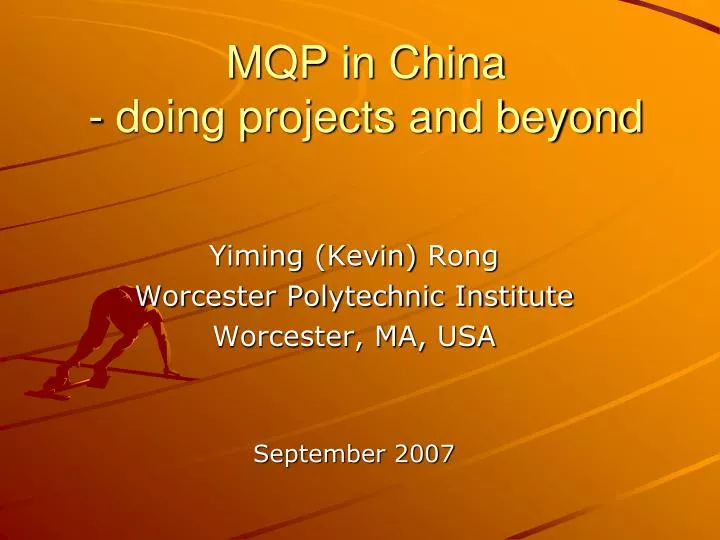 mqp in china doing projects and beyond