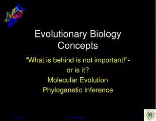 Evolutionary Biology Concepts