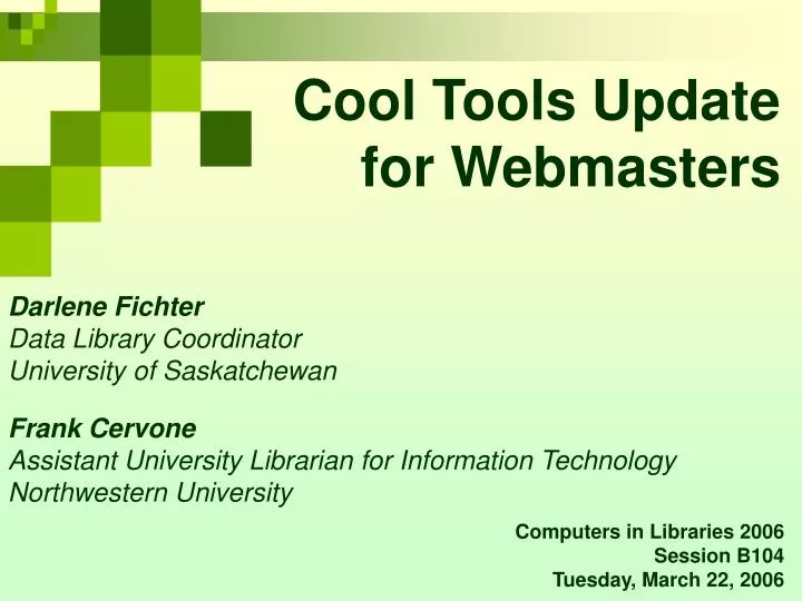 cool tools update for webmasters
