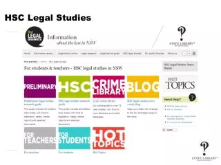 HSC Legal Studies