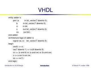 VHDL