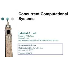 Concurrent Computational Systems