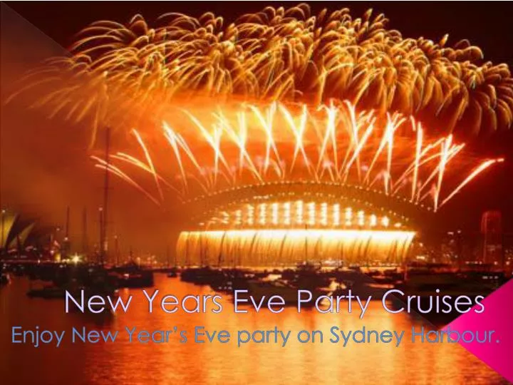 new years eve party cruises