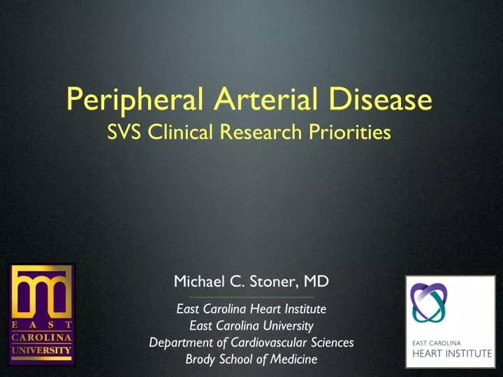 peripheral arterial disease svs clinical research priorities