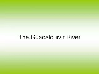 The Guadalquivir River