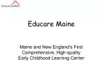 Educare Maine - slide 1