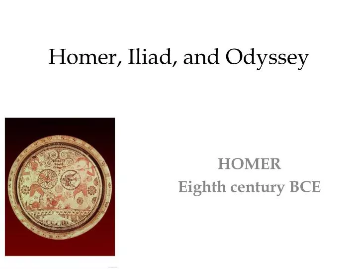 homer iliad and odyssey