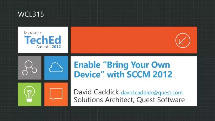 enable bring your own device with sccm 2012