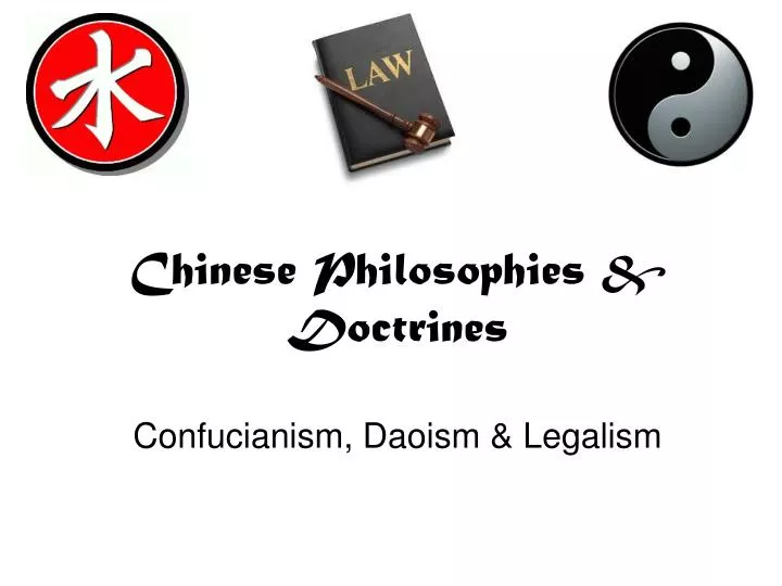 chinese philosophies doctrines