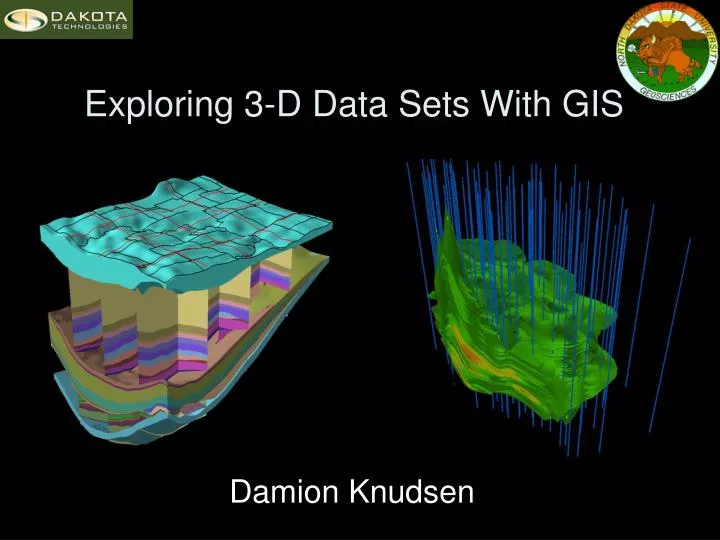 exploring 3 d data sets with gis