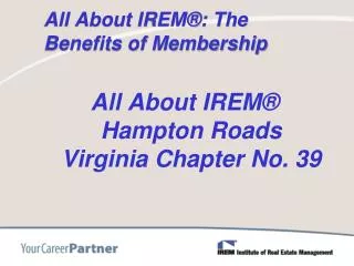 All About IREM®: The Benefits of Membership
