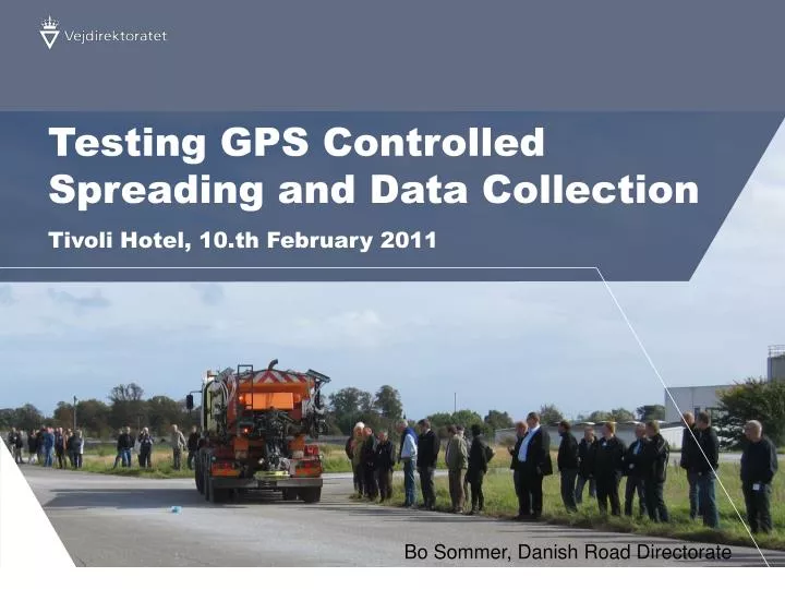 testing gps controlled spreading and data collection