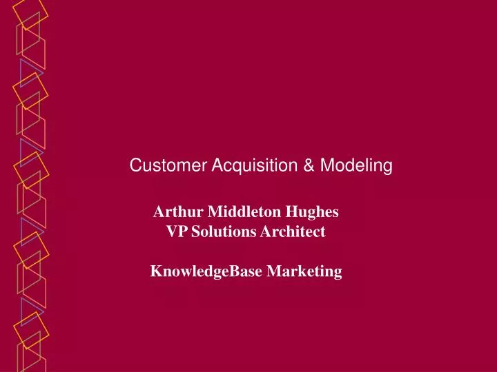 customer acquisition modeling