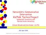 Parents for Enhanced Child Communication: The KTTP Model - slide 1
