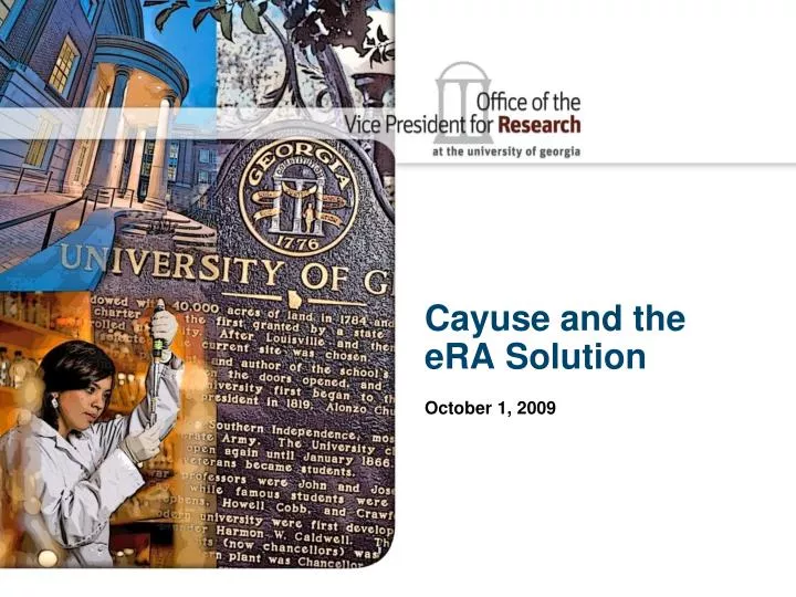 cayuse and the era solution