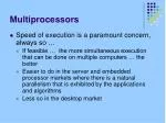 Multiprocessors - slide 1