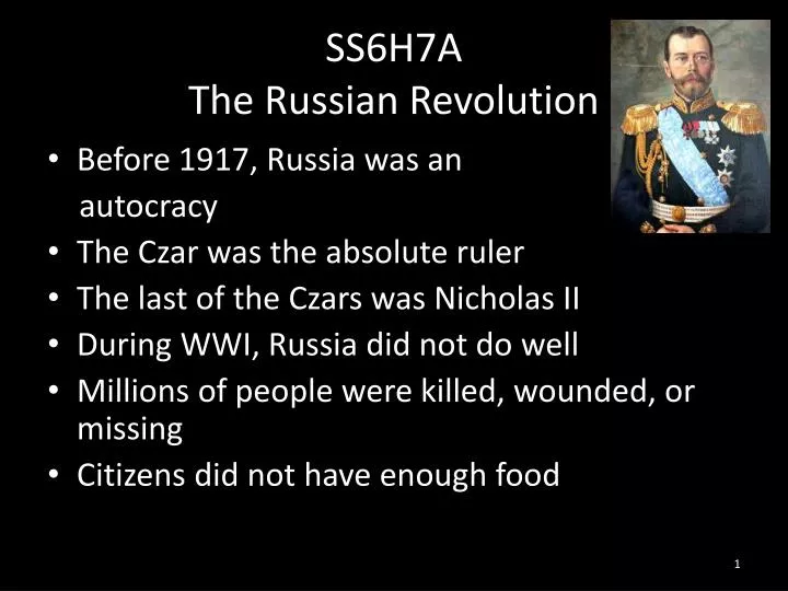 ss6h7a the russian revolution