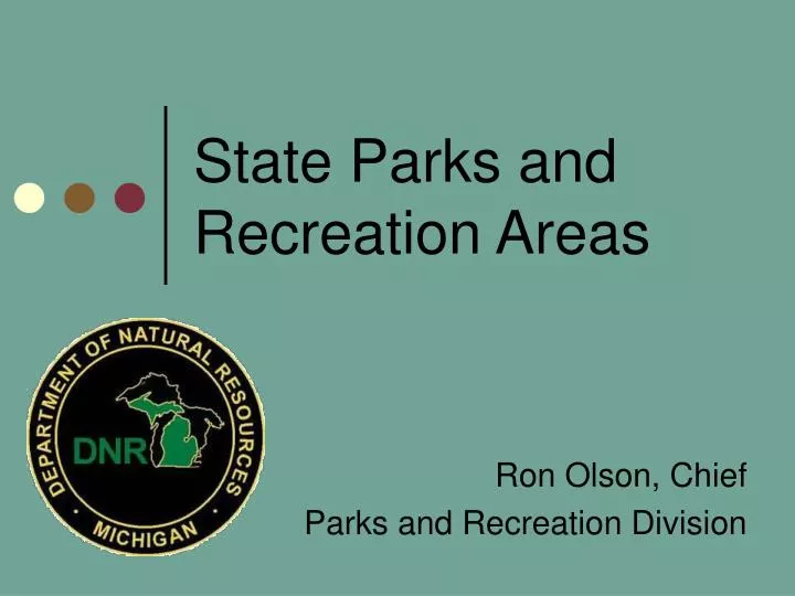 state parks and recreation areas