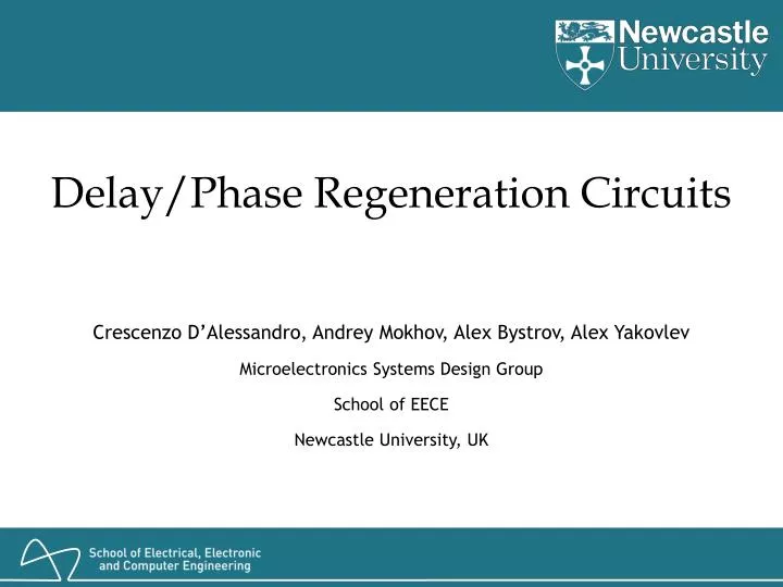 delay phase regeneration circuits