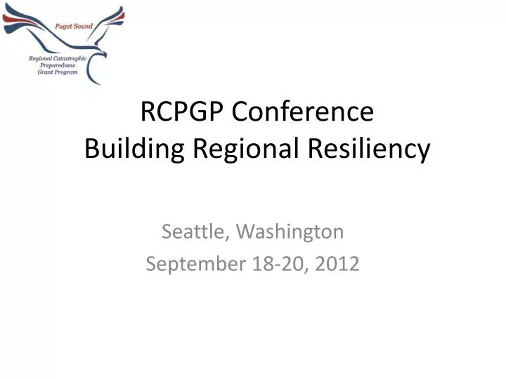 rcpgp conference building regional resiliency