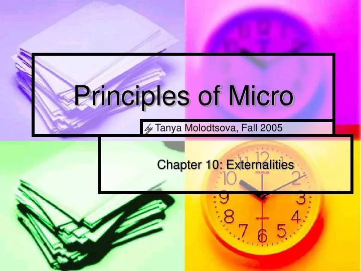 principles of micro