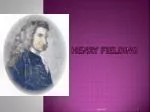 Henry Fielding - slide 1