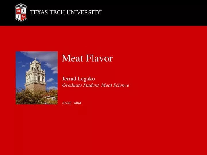 meat flavor