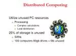Distributed Computing - slide 1