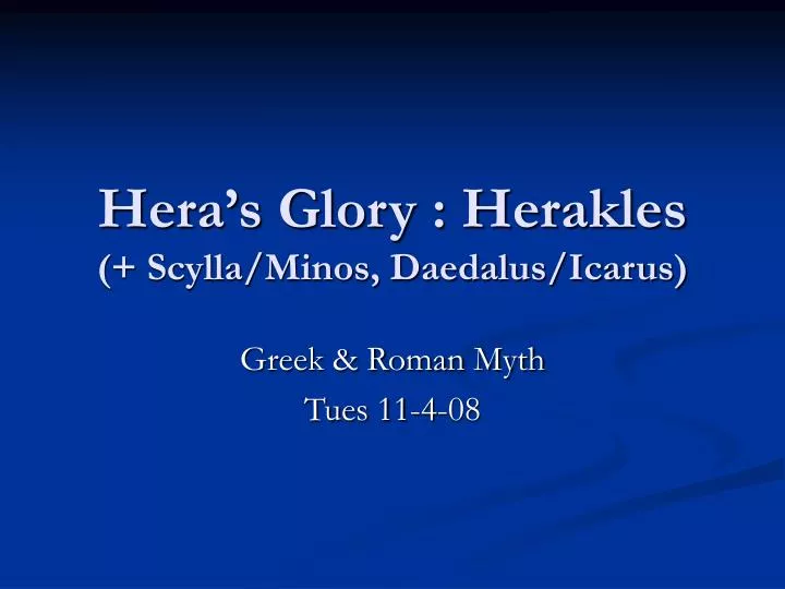 hera s glory herakles scylla minos daedalus icarus