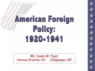 american foreign policy 1920 1941