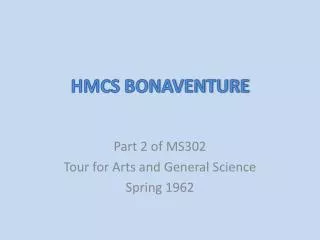 HMCS BONAVENTURE