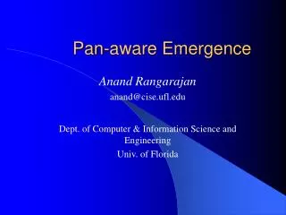Pan-aware Emergence