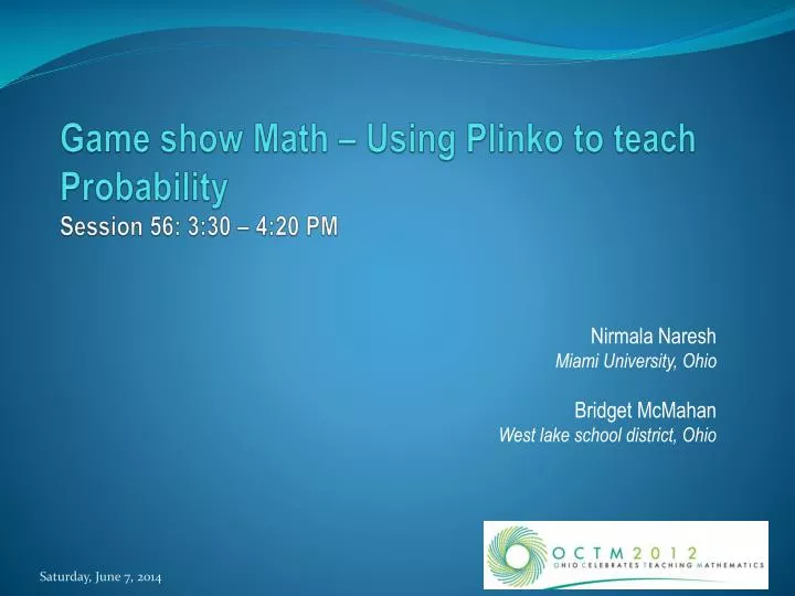 game show math using plinko to teach probability session 56 3 30 4 20 pm