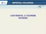 IMPERIAL HOLDINGS - slide 1