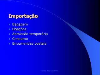 Importação