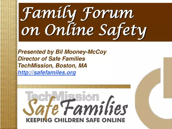 family forum on online safety