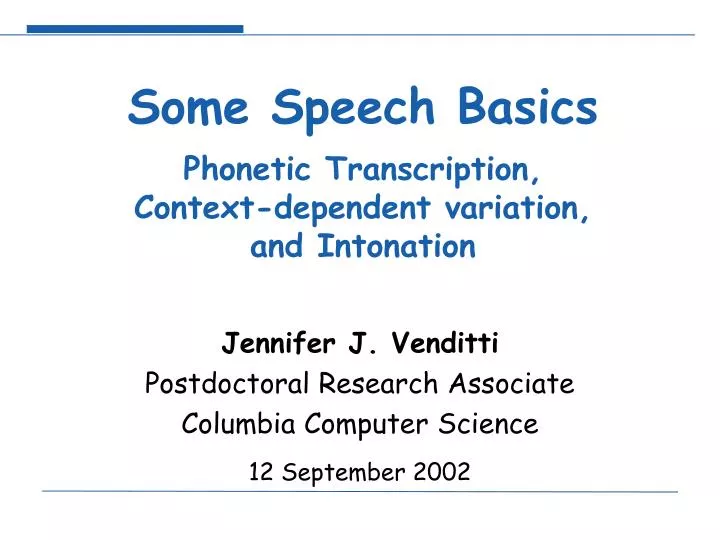 jennifer j venditti postdoctoral research associate columbia computer science 12 september 2002