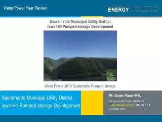 Water Power Peer Review