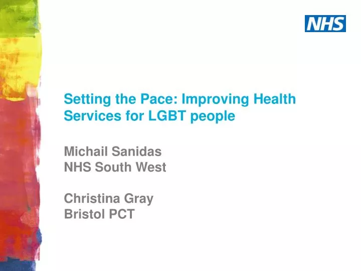 setting the pace improving health services for lgbt people