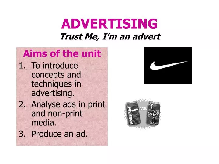 advertising trust me i m an advert