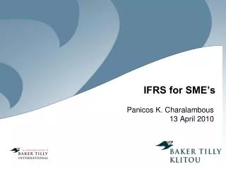 IFRS for SME’s