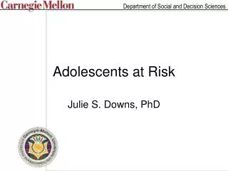 Adolescents at Risk