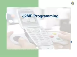 J2ME Programming