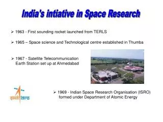 India's intiative in Space Research