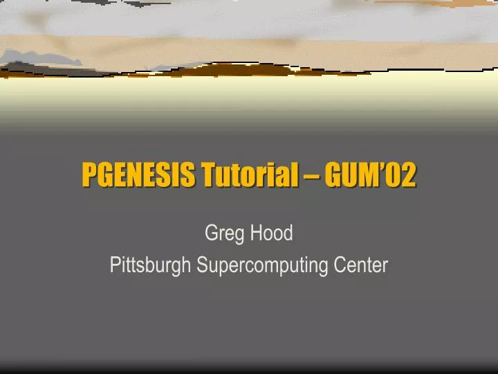 pgenesis tutorial gum 02